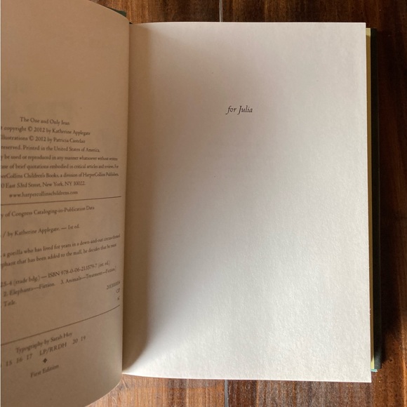 First Edition - The One and Only Ivan by Katharine Applegate Hardcover 2011 - Picture 13 of 15